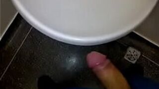 jacking off in the service - porn video