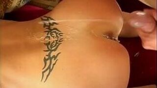 Short hair blonde hard banged doggystyle - porn video