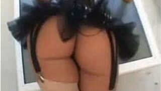 Francesca Le Fucked Hard In Brown Stockings - porn video