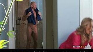 Busty MILF Brandi Love daydreams about big hard cocks - porn video