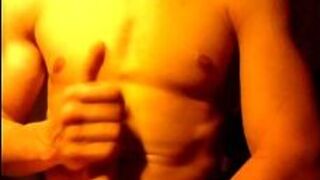 skinny guy jacking off - porn video