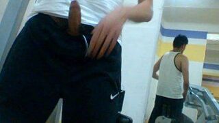 public jerking gym naked solo - porn video