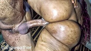 He stood and fucked my pussy with his huge cock - porn video