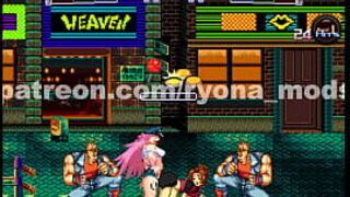 Claire Redfield in Streets of Rage Ryona mod - porn video