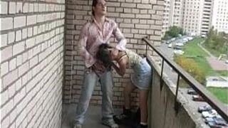 a young girl on roller skates fucked for all to see - porn video