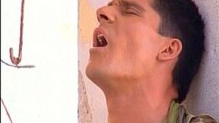 Beefy Military Gay Outdoor Fuck - porn video