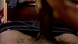 Stroking and teasing my BBC - porn video