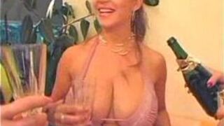 Busty Lesbo Strapon - porn video