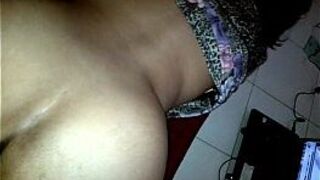 Indonesian Mami big ass and wet pussy hit by big dick doggystyle - porn video