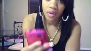 Sexy Ebony teen with nice ass twerk - porn video