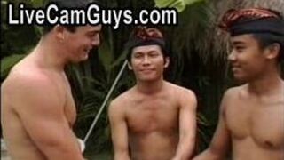 Asian Cutie Sucks Euro Hunk Outdoors - porn video
